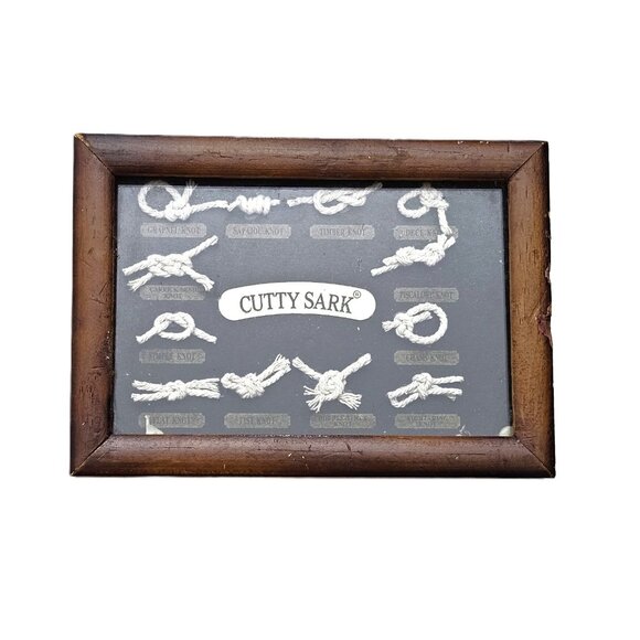 Cutty Sark Framed Nautical Knots Display – Maritime Decor - Picture 3 of 3